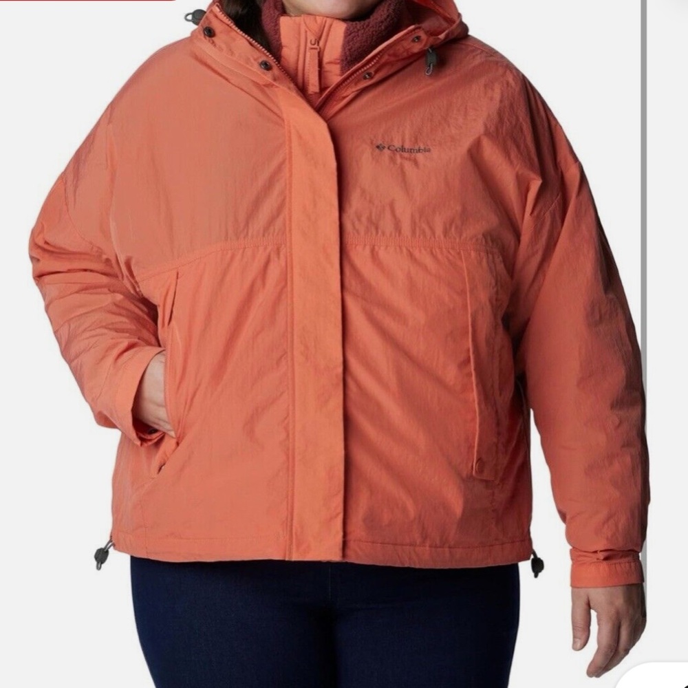 NWT Columbia Women's Laurelwoods II Interchange Hooded Jacket